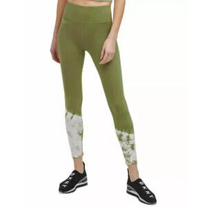 New DKNY Sport Women s Tie-Dyed-Hem 7/8 Leggings, Size: XS